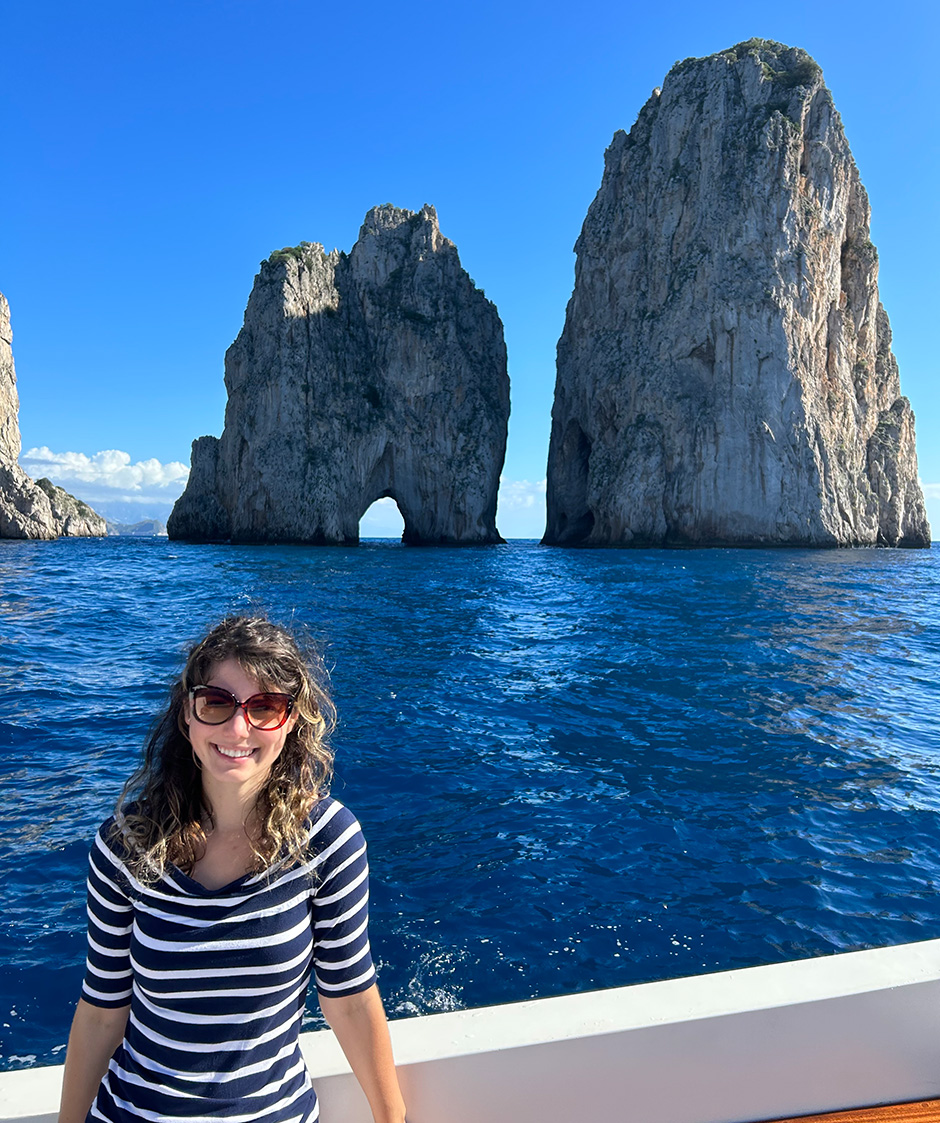 Fallon Maloney in Greece