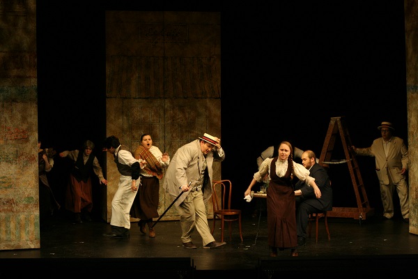 MCLA theatre production still from A Midsummer Night's Dream